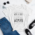Woman with a Voice Short Sleeve T-Shirt - altruesm