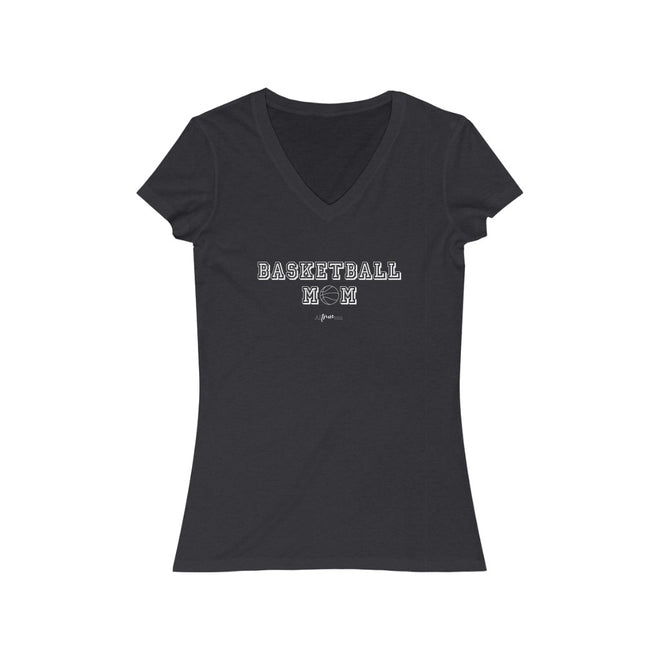 Basketball Mom Short Sleeve V-Neck Tee
