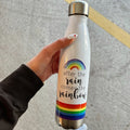 After the Rain Comes the Rainbow Stainless Steel Water Bottle