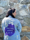 Domestic Violence Awareness Bullies Never Win Jean Jacket