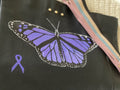 Domestic Violence Awareness Butterfly Tote Bag