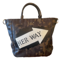 Her Way Custom Hand-Painted Tote Bag
