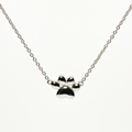 Paw print Sterling Silver Necklace