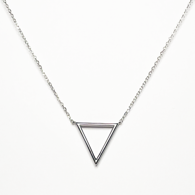 Triangle Sterling Silver Necklace