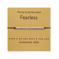 Fearless Morse Code Bracelet
