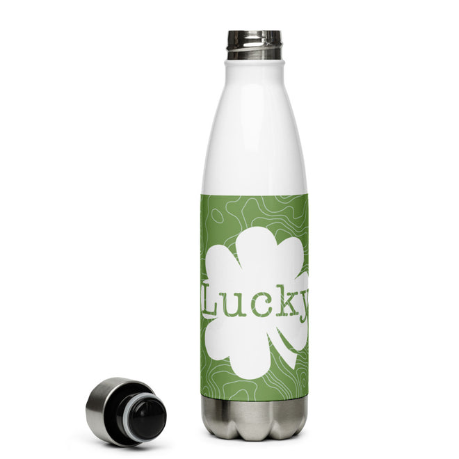 Lucky Clover Stainless Steel Water Bottle