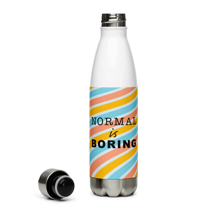 Normal is Boring Stainless Steel Water Bottle