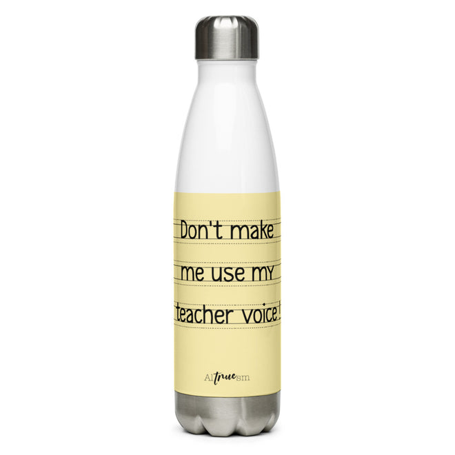 Teacher Voice Stainless Steel Water Bottle
