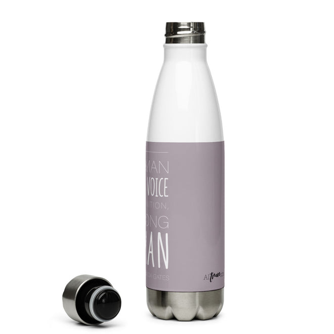 Woman With a Voice Stainless Steel Water Bottle