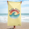Make Waves Beach Towel