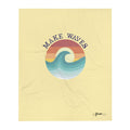 Make Waves Throw Blanket