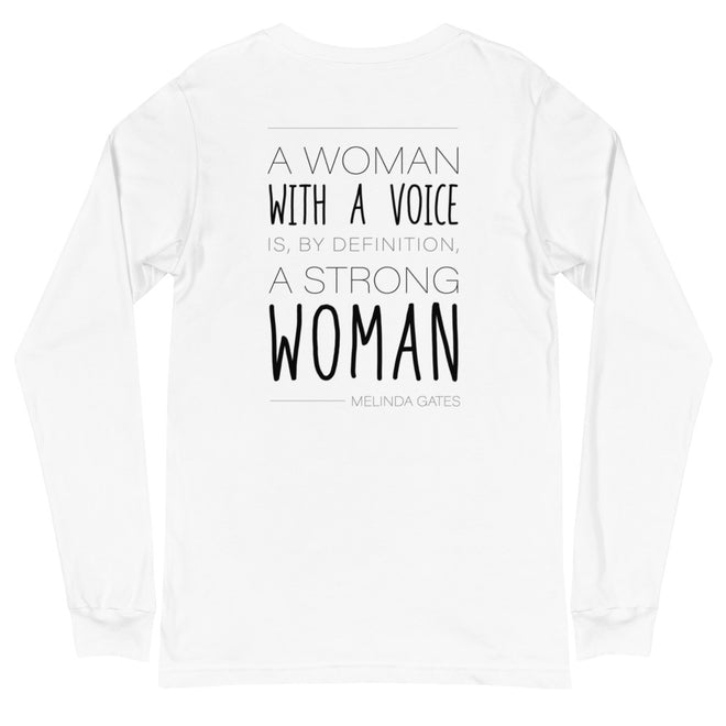 Woman with a Voice Long Sleeve Tee