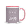 Woman with a Voice Mug