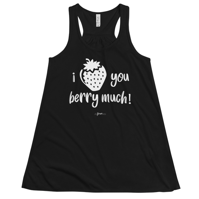 Love You Berry Much Flowy Racerback Tank