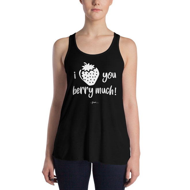Love You Berry Much Flowy Racerback Tank